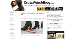 Desktop Screenshot of crushfetishblog.com